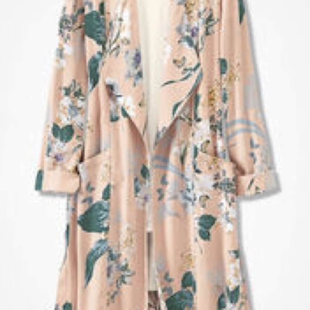 New Coldwater Creek Small Everblooming Duster